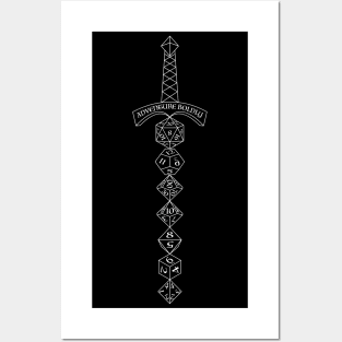 Dice Sword Posters and Art